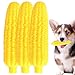 Maiskolben-Hundespielzeug, Hundezahnreinigungs-Maisspielzeug - Welpen-Zahnbürste, saubere Zähne, Kauspielzeug - Bissfest, 3-teiliges Set, Zahnknirschspielzeug für kleine/mittelgroße Hunde