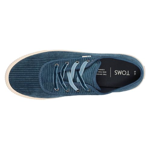 TOMS Womens Carmel Sneakers Shoes Casual - Blue4