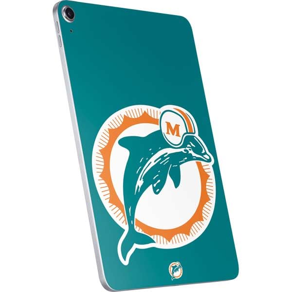 Skinit Decal Tablet Skin Compatible with iPad 11th Gen (2025) - Officially Licensed NFL Miami Dolphins Retro Logo Design