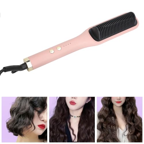 Cepillo alisador de cabello 2 en 1 ion negativo 110V miniatura 5