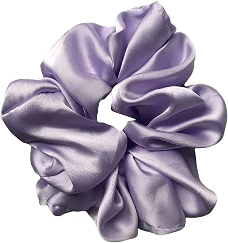 Hair Scrunchies, Silk Satin Soft Scrunchy Hair Ties, Velvet Elastic Hair Bands, Oversized Elastic Hair Bands, Ponytail Holder Bands, Red Creative