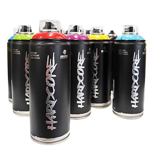 MTN Hardcore 2 400 ml de colores populares Juego de 12 Graffiti Street Art Póster Mural de pintura en spray
