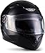 Produktbild MOTOHelmets® X86 Gloss Black · Integral-Helm · Full-Face Motorrad-Helm Roller-Helm Scooter-Helm · ECE Visier Schnellverschluss Tasche S (55-56cm)