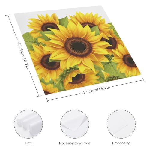 Servilletas de Tela Girasol 18.7 x 18.7 pulgadas miniatura 2