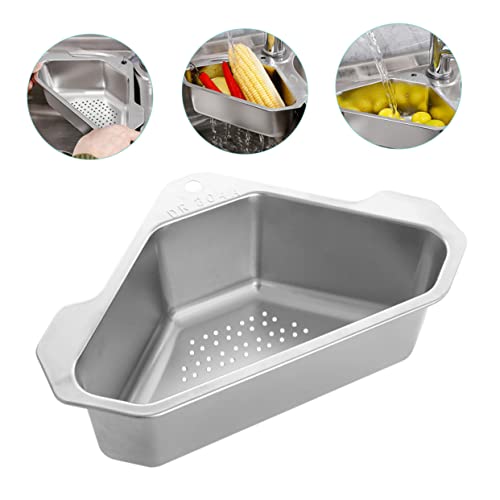 Colador Esquinero para Fregadero de Acero Inoxidable miniatura 5