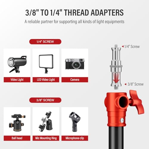 Image of Heavy Duty Light Stand 9.1ft /280cm All Metal Tripod Stand Max Loading:10KG