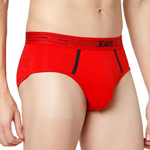 Image of Underjeans Men's Cotton Blend Regular Fit Brief