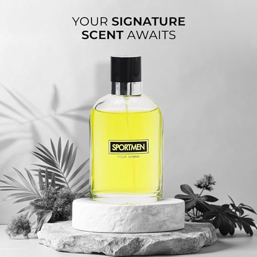 Image of AFLUXE Sportmen Pour Homme Men's Cologne-Perfume for Men with Citrus,Spice,And Woody Notes-Long Lasting Natural Spray Fragrance For All Occasions