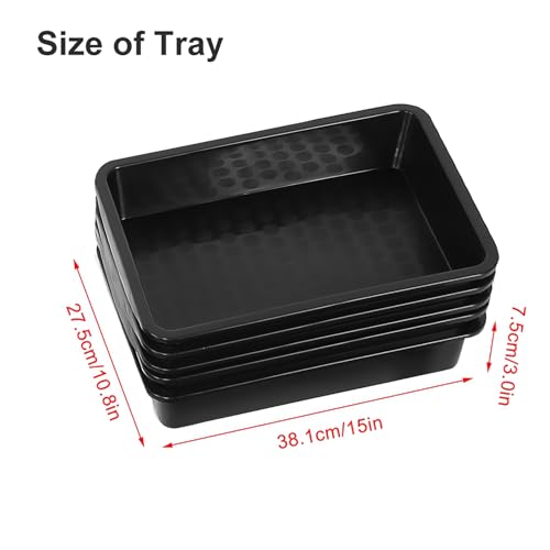 Salonwagen auf Rädern, Verstellbare Etagenhöhe, 6 Etagen, Salon-Friseurwagen, Schwarzes Eisenrohr, Sprühlagerregal, Wagenwagen, Geeignet für den Heim- und Salongebrauch