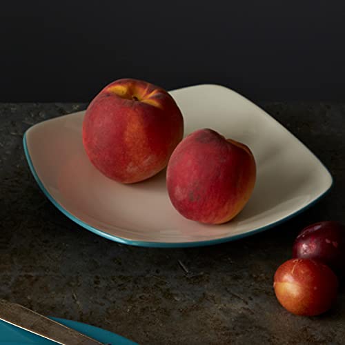 Noritake Colorwave Turquoise 4-Piece Place Setting, Square Shape #TOP3