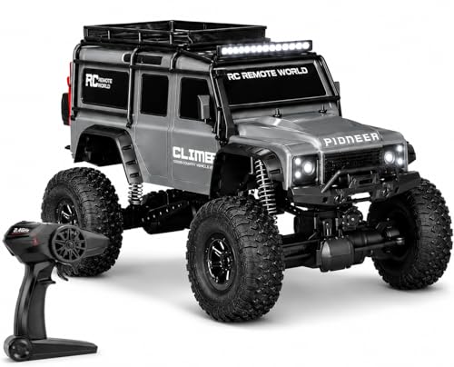 Image of Remote Control Sports Car & Off-Road SUV Toy for Kids, High Speed RC Racing with Wireless Remote, Realistic Lights & Premium Design Gift for Boys Girls (Big-Racing Rally Clamber)