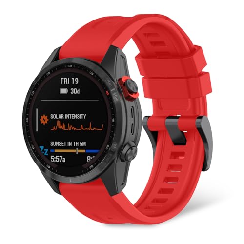 For Garmin Enduro 3/Fenix 8 51mm/instinct 2X/Fenix 7X �o���h �V���R���� �����x���g YANMONGI �ʋC �_�炩�� �h�� �y�� �ϏՌ� �h�� �j�����p�i���b�h�j