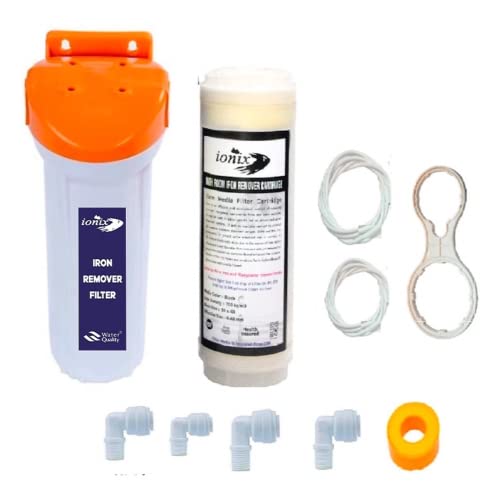 Image of IONIX Birm Water Filter | Iron Guard | Pre Filter Remove Iron - Use All Purifiers, 1 Piece, White