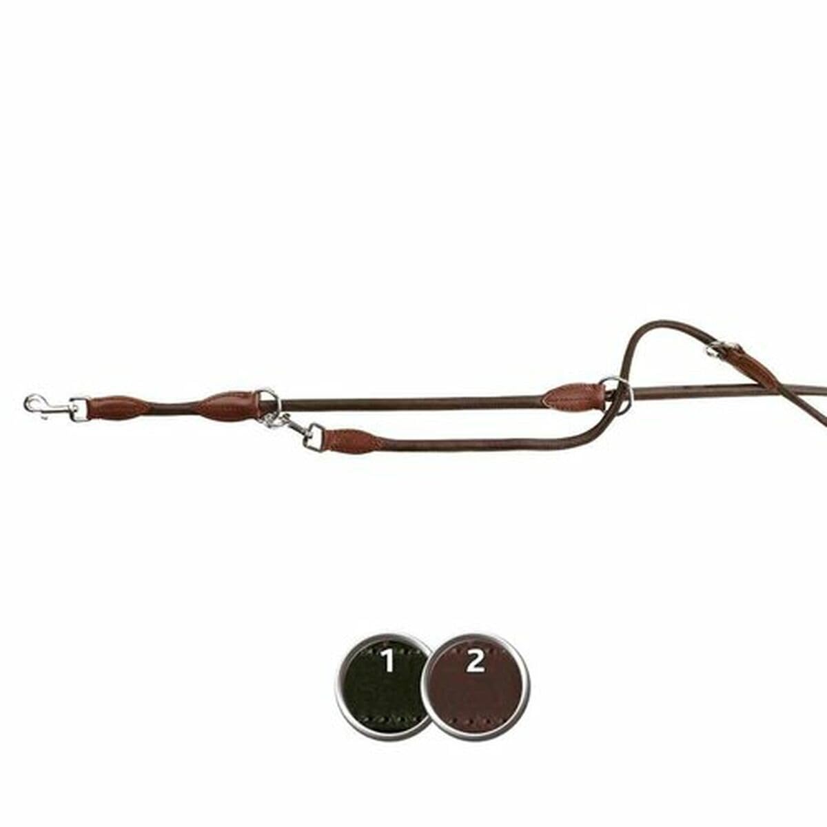 TRIXIE Active T16332 - Guinzaglio a V rotondo, 2,00 m/13 mm, colore: Marrone