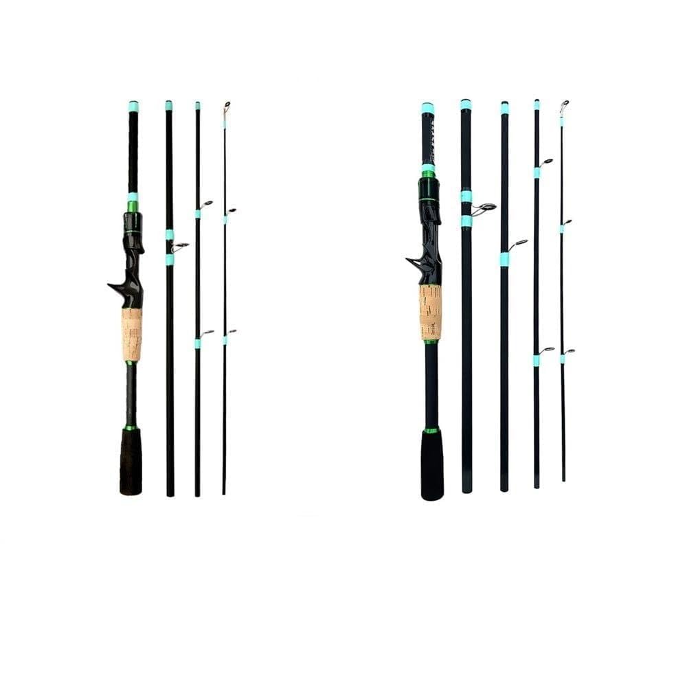 Wędka Wędka castingowa UltraLight Carbon Travel Lure Pole 4/5 sekcji Uchwyt wygodny Prezenty wędkarskie