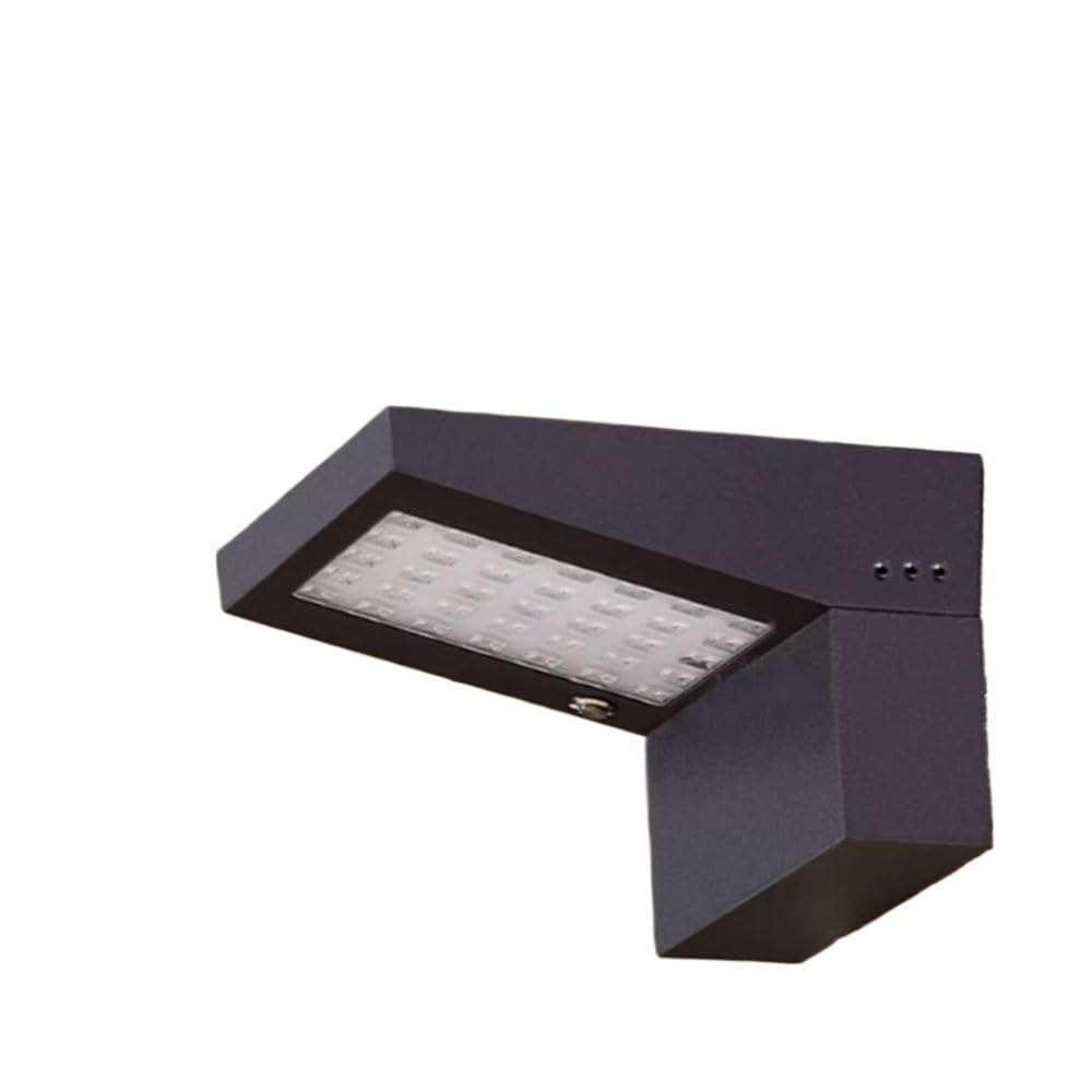 noxozoqm Outdoor Wall Light Solar Outdoor Wall Light Waterproof Wall Light Garden Light Staircase Aisle Light Modern Simple(White Light)