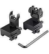 Feyachi S09 Flip Up Visiere Klappbare vordere und hintere Eisenseiten BUIS Visiere, Backup-Visier...