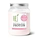 Produktbild HEJ Whey Protein Pulver - Eiweißpulver für Muskelaufbau & Fitness - 22,1g Eiweiß pro Portion - Als Shake oder Zutat - Strawberry Yogurt 450g