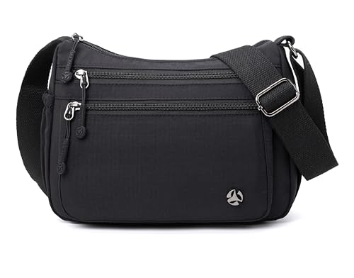 Image of Pealwel Casual Crossbody Bag with Anti Theft Pocket - Women Lightweight Water-Resistant Purse Bag