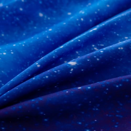 Image of NINENINE Galaxy Comforter Girls Twin Bedding Sets Purple Comforter Set Bed in a Bag Twin Space Bedding Set with 1 Comforter 1Pillowcase