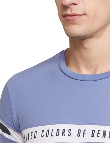 Image of United Colors of Benetton Men's Solid Regular Fit T-Shirt