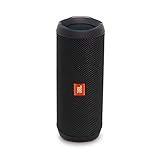 JBL Flip 4 Waterproof Portable Bluetooth Speaker (Black) (Renewed)