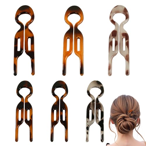 CHAOBANG Small Fish Hairpin, Prestige Hair Pins Lialys for Women Fine/Thin Hair,Lialysoff Hair Pin,Updo Bun, Hair Accessory(type1)
