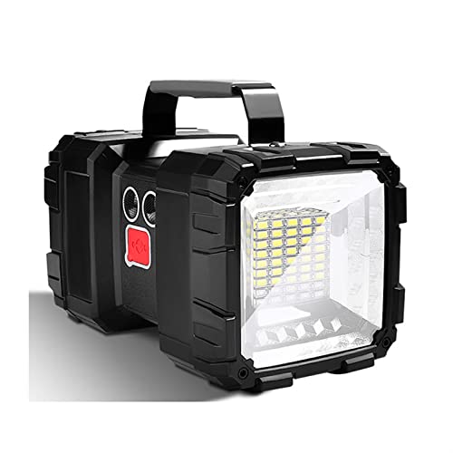 CMYX Projecteur portatif à Del Lanterne de Camping Portable Rechargeable LED Puissant Spotlight Flashlight Puissance d'urgence Puissance d'urgence en Plein air for la Chasse à la pêche Super Brillant