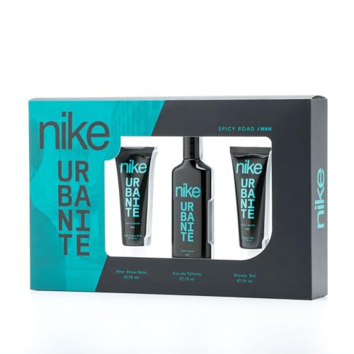 NIKE - Spicy Road, Estuche de Regalo Hombre, Colonia 75ml + Gel...