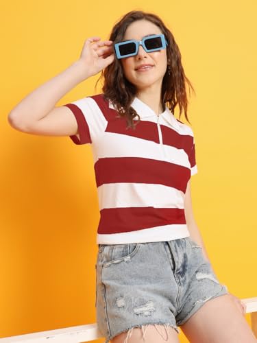 Image of THE DRY STATE Women Cotton Half Sleeve Round Neck Tshirt