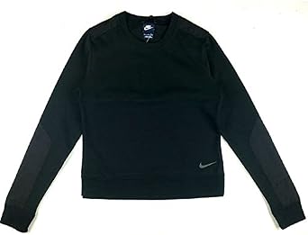 NIKE Women's Crew Neck Jumper - Black-S 