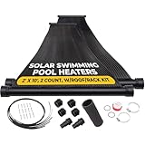 SunQuest 2-2'X10' Solar Swimming Pool Heater (2-2'X10' with Roof kit)