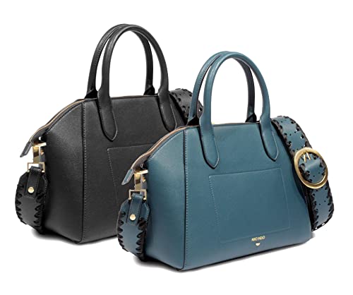 Women's Bowler Shoulder Bag Kitty Snout Hardware