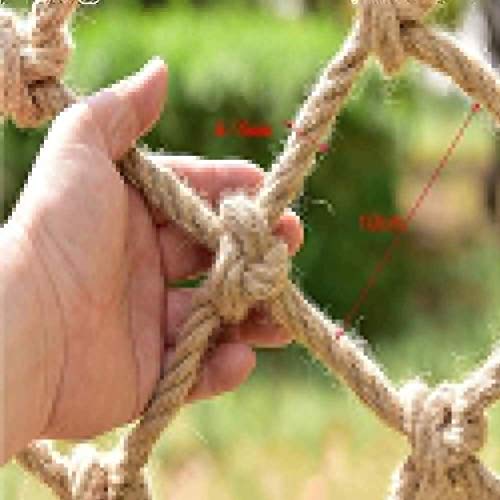 Genrics Kind veiligheidsnet Decor Net Visnet Decor , Klimmen Net Hennep Touw Veiligheidsnet Kinderen Anti-val Net Retro… - Afbeelding 8