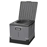 スツーレ 【防災グッズ大賞2025】 簡易トイレ 災害用トイレ ポータブルトイレ 防災 アウトドア 非常用 折りたたみ 携帯 stoole (グレー, Lサイズ (排便袋&凝固剤付き))