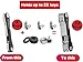 KeySmart Expansion Keychain Set - Compatible with KeySmart Original & Rugged Key Organizer, Expands KeySmart to Up to 22 Keys - 2X 5mm, 2X 8mm & 2X 14mm Screws, 8 Spacers & 6 Posts