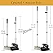 Broom and Dustpan Set with Lid, Stainless Steel Long Handle and Light Weight Lobby Broom Combo, Upright Dust Pan Ideal for Home, Kitchen, Room, Office Use by QJQBMAI