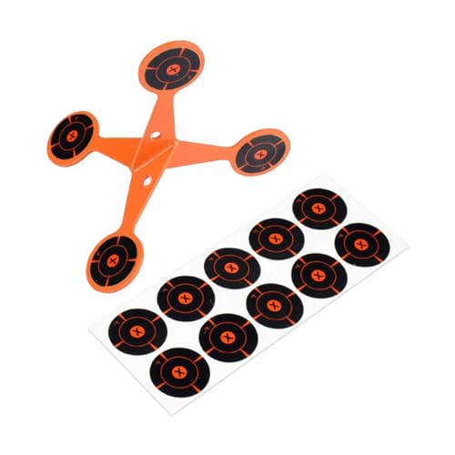 Cible rotative en métal à réinitialisation automatique portable pour entraînement de précision