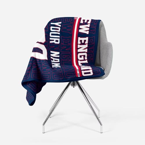 Image of ANTKING New England Throw Blanket for Men Women Boy Custom Name and Number Gifts