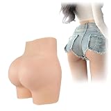 Adima Silikonowe Majtki Crossdressera Odpinane Spodnie Wzmacniające Biodra Ukrywanie Bokserek Gaff dla Osób Transpłciowych,White(upgrades),One Size