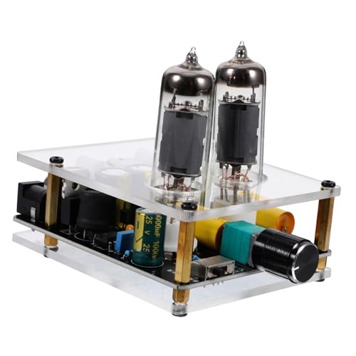 SWOOMEY Préamplificateur à Tubes 6k4/6a2 pour Platine Vinyle DIY Audio Hi-FI Et Home Cinéma, Préampli Audio Phono Compact, Alimentation Dc12-16v, Améliorant Clarté Sonore Et Bruit
