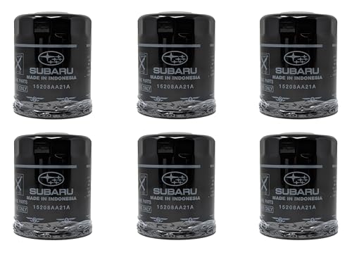 Subaru Engine Oil Filter & Crush Gasket Kit (1, 2, 3, 6, 12 pks available) Outback Legacy Impreza Forester XV Crosstrek Ascent 15208AA21A 803916010 (6 Pack)