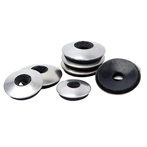 Oneyijun 20 Pcs Sealing Washers 304 Stainless Steel Neoprene EPDM Bonded Sealing Gasket Composite Waterproof Washers, 8mm ID - Image 3