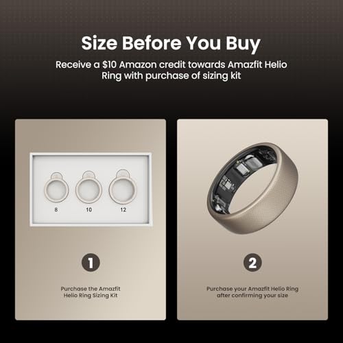 Image of Amazfit Helio Ring Sizing Kit - Size Before You Buy - Unique Sizing - Receive Credit for Purchase