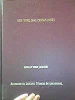 New York 1840 census index 0895931001 Book Cover