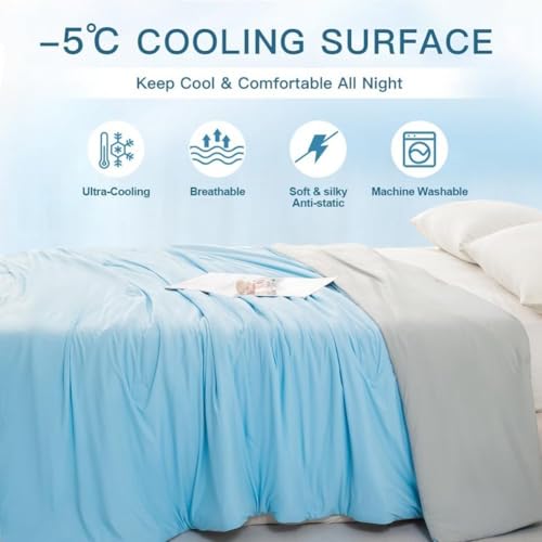 Edredón de seda de hielo para cama colcha de verano transpirable 6