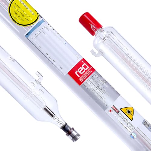 RECI CO2 Laser Tube 90W (Peak 100W) 1240mm W2/S2 18 Months Warranty Shipping from US Duty Free for Laser Engraving Cutting