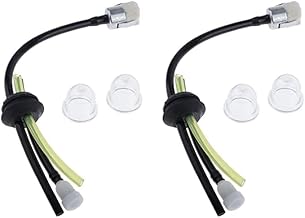 Grass Trimmer Fuel Hose Set with Grommets, Grass Trimmer Fuel Hose with Fuel Filter, Grass Cutter Parts, Grass Trimmer Fuel Hose (Set of 2)
