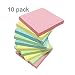 Sticky Notes 3x3, 10 Pads, 100 Sheets/Pad, Colorful Self-Stick Notes for Home, Office