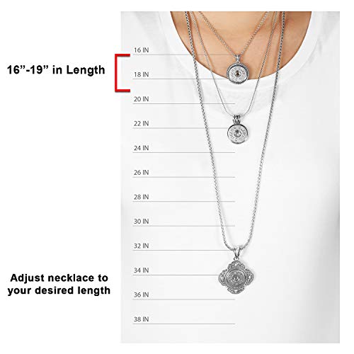 Ginger Snaps Rope Necklace | Interchangeable, Customizable & Adjustable Snap Jewelry Collection | Button Charms for Necklaces, Bracelets & Rings | Standard Size | SN90-10 - Image 4